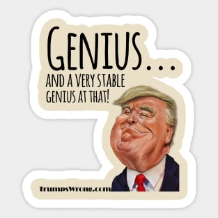 Stable Genius Sticker